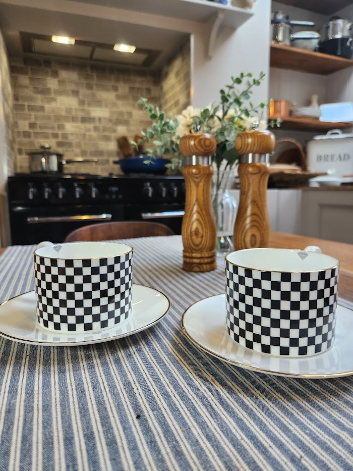 'The Finish Line' Cup and Saucer