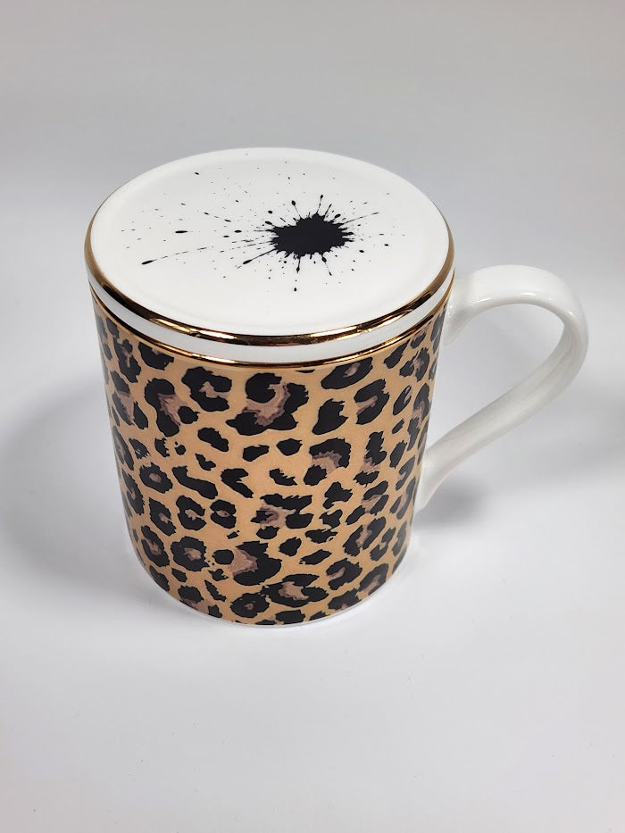 'Black Splattern' Coaster/Treat Tray