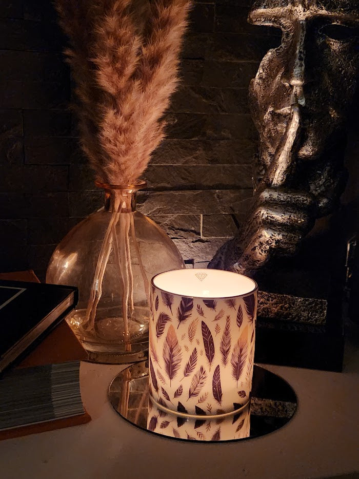 'Featherfall' Candle Pot