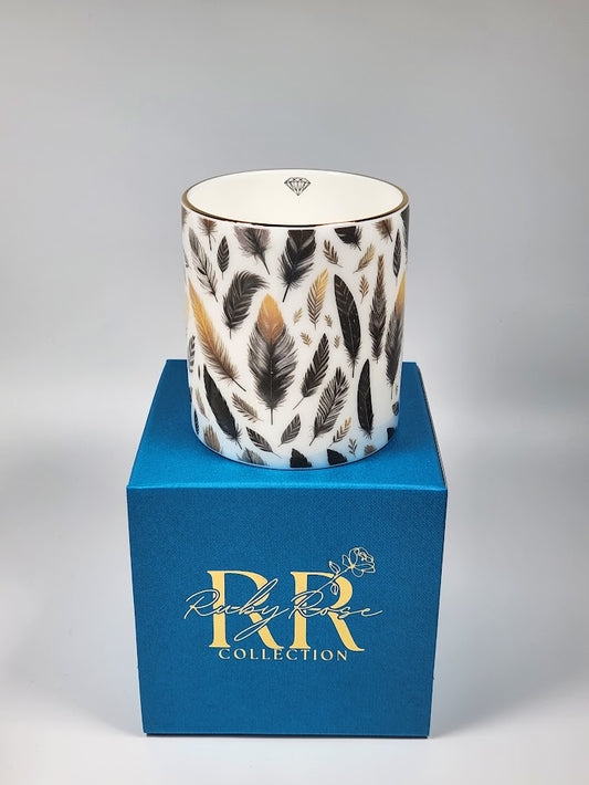 'Featherfall' Candle Pot