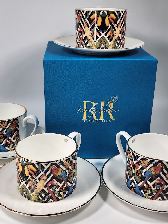 'Funky Jungle' Cup and Saucer