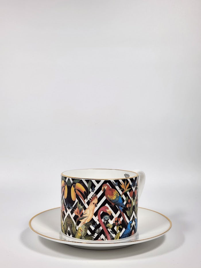 'Funky Jungle' Cup and Saucer