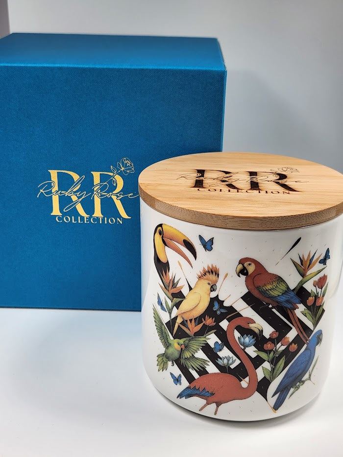 'Funky Jungle' Storage Jar