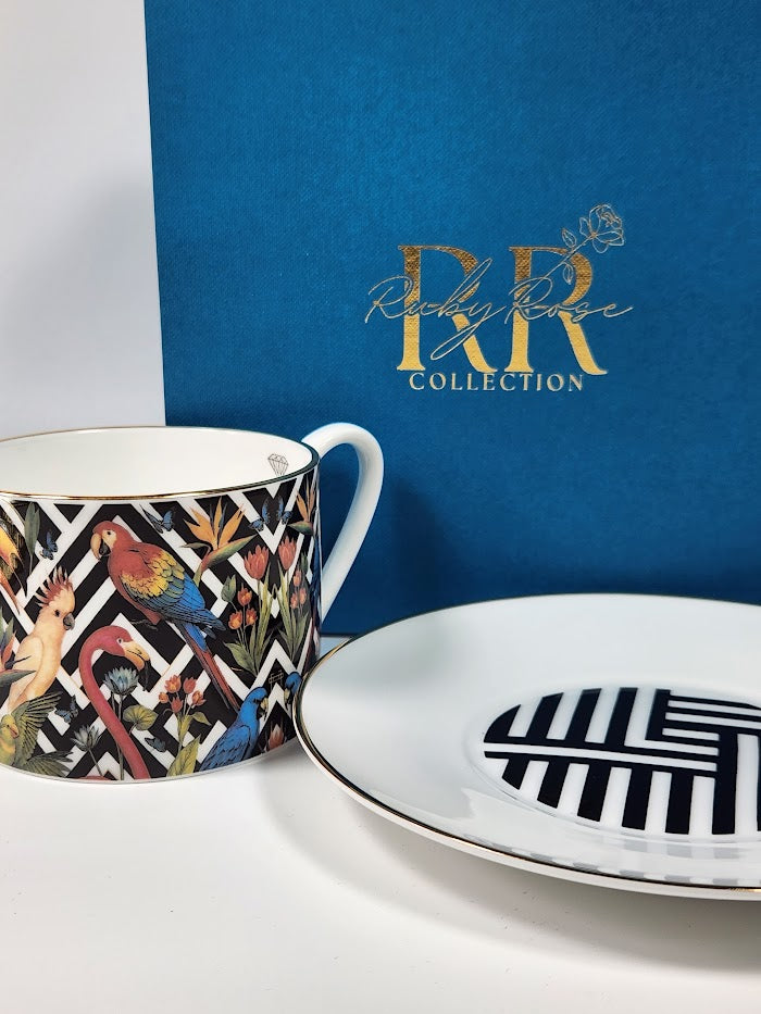 'Funky Jungle' Cup and Saucer