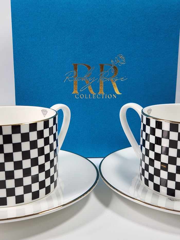 'The Finish Line' Cup and Saucer