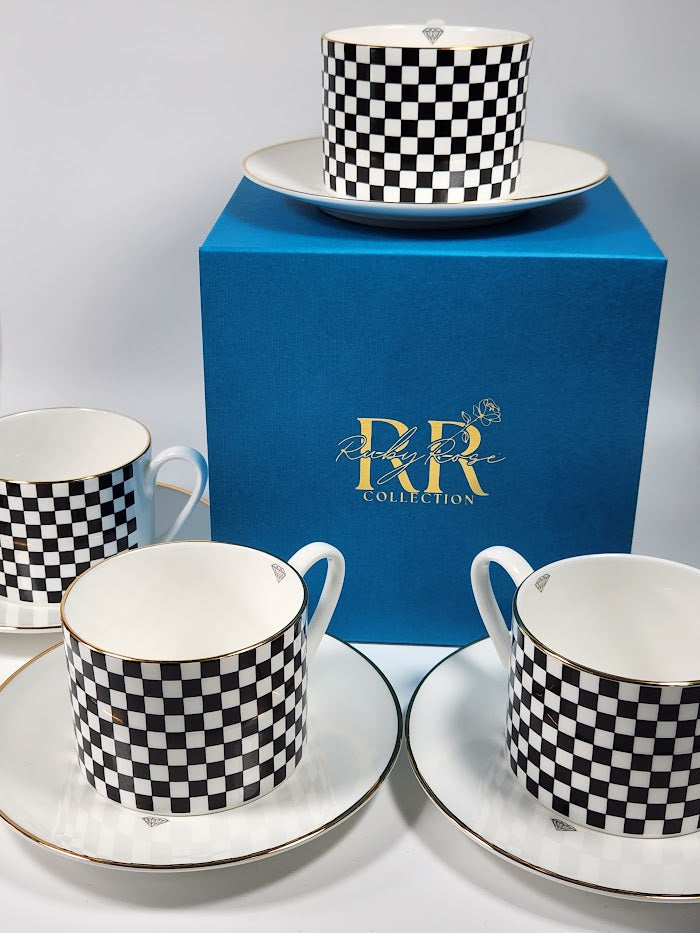 'The Finish Line' Cup and Saucer