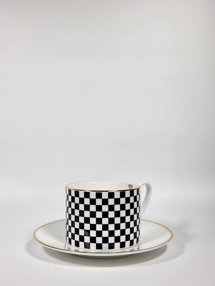 'The Finish Line' Cup and Saucer