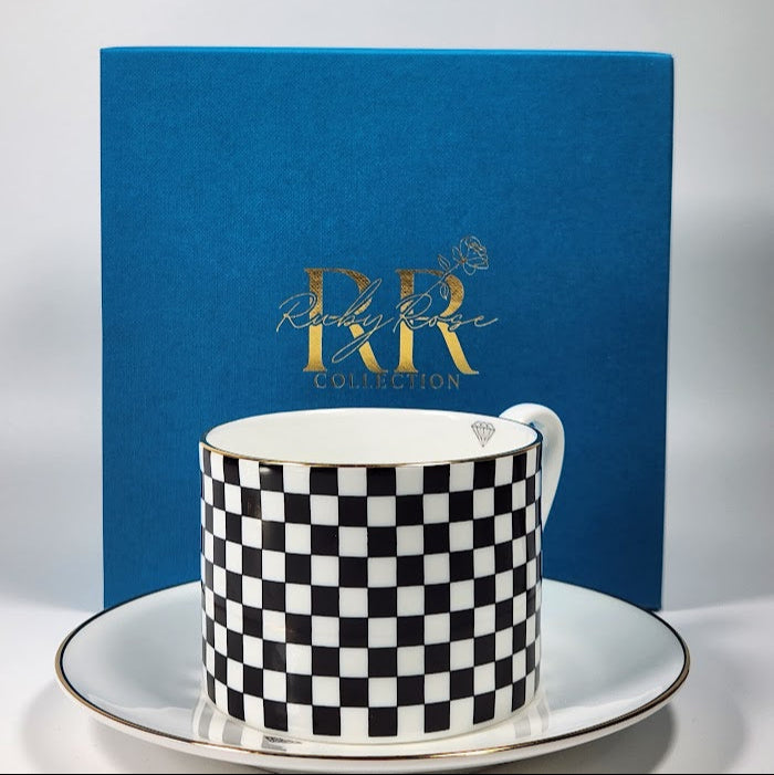 'The Finish Line' Cup and Saucer