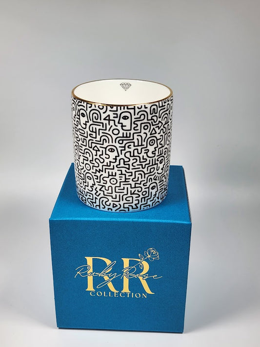 'Face Maze' Candle Pot