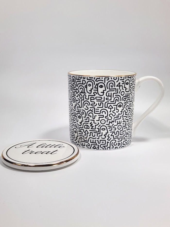 'Face Maze' Mug