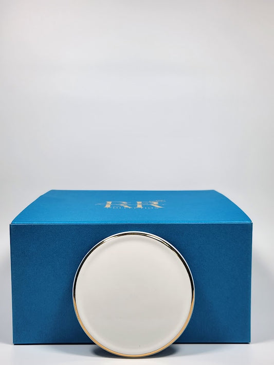 'Classic Gold Edge' Coaster/Treat Tray