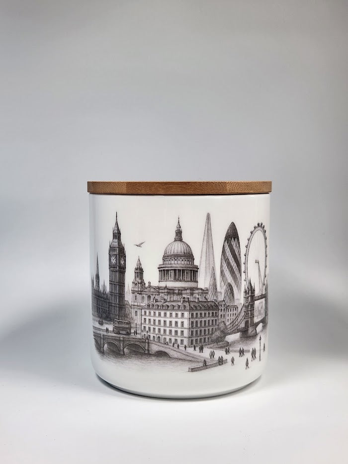 'London Calling' Storage Jar
