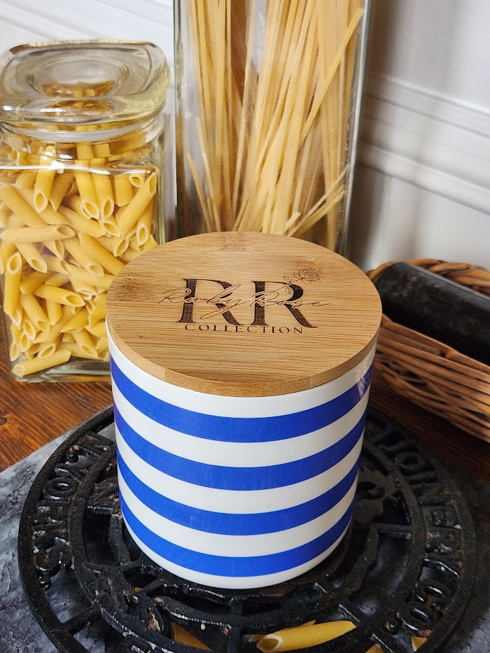 'Monaco Bleu' Storage Jar