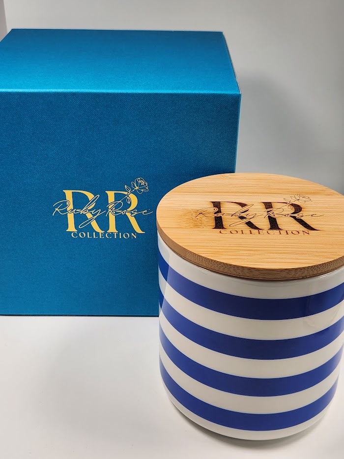 'Monaco Bleu' Storage Jar