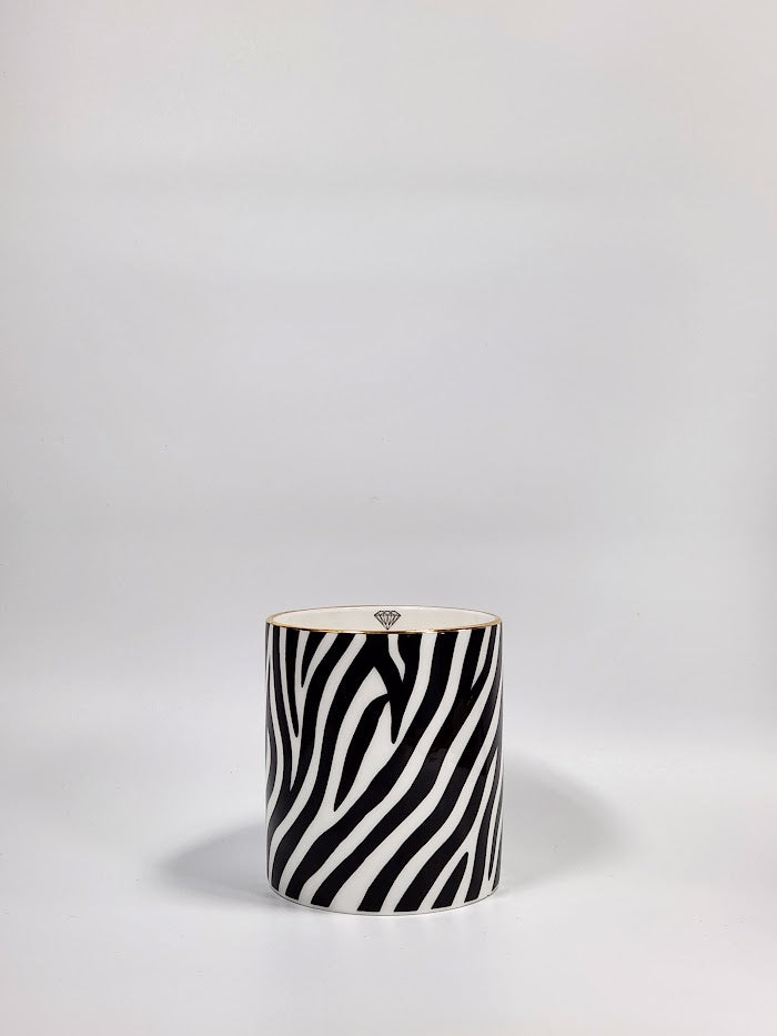 'Savanna Stripes' Candle Pot