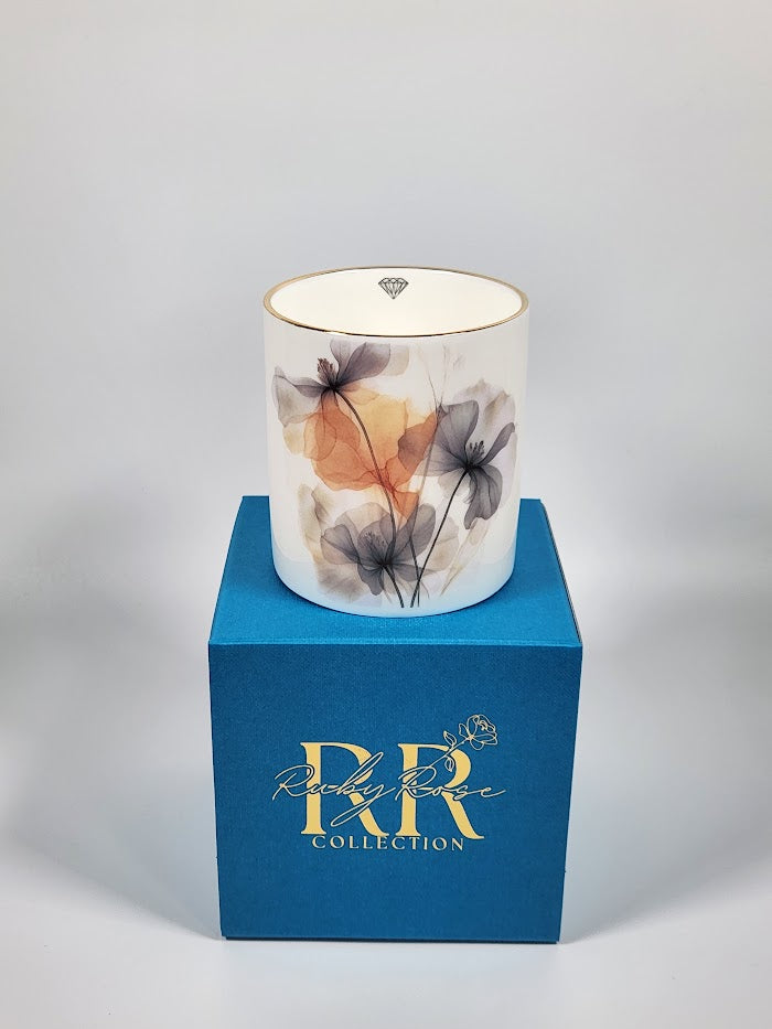 'Whispering Flowers' Candle Pot