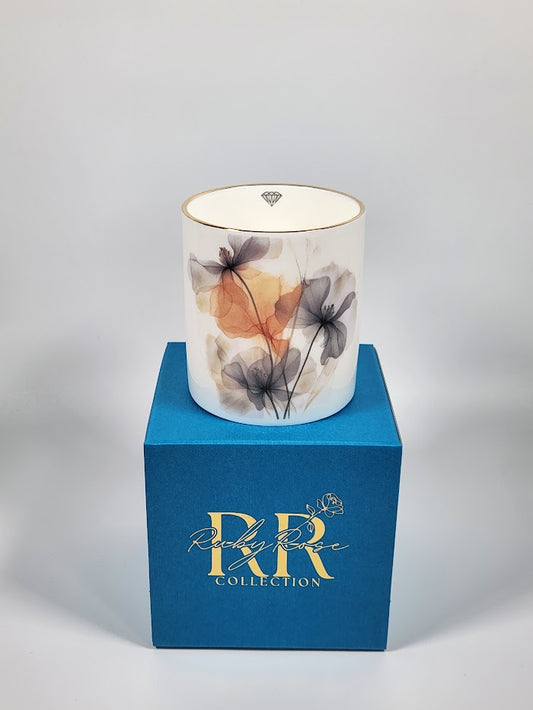 'Whispering Flowers' Candle Pot