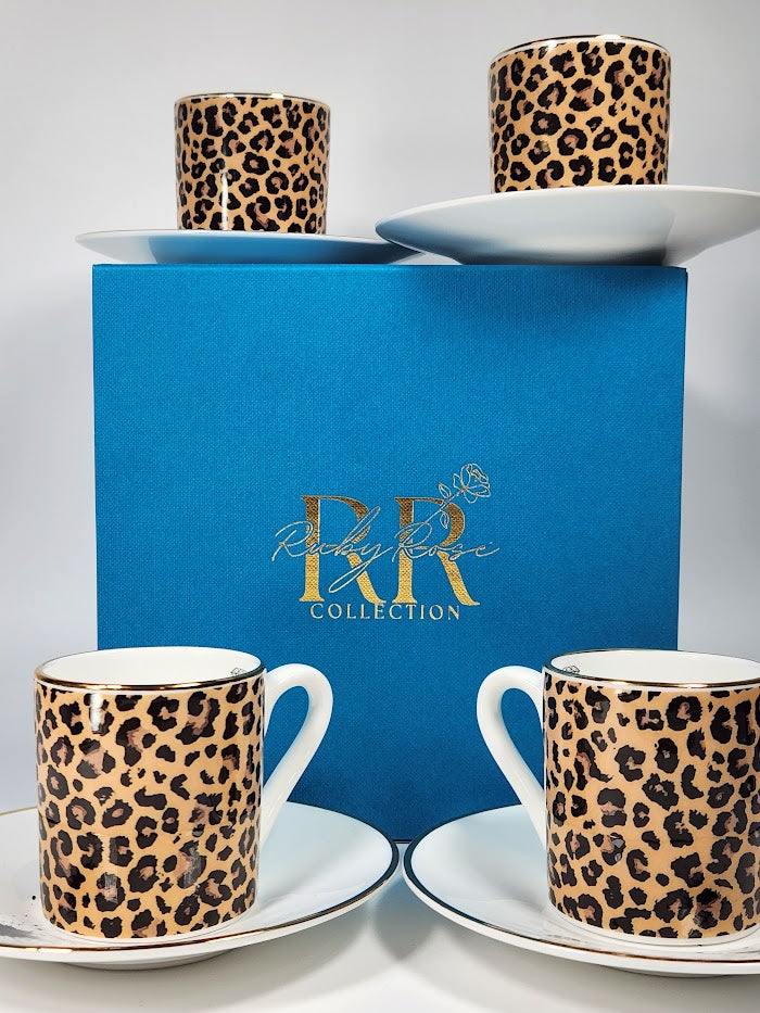 'Wild Thing' Espresso Cup & Saucer