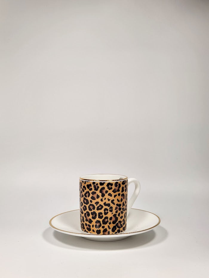 'Wild Thing' Espresso Cup & Saucer