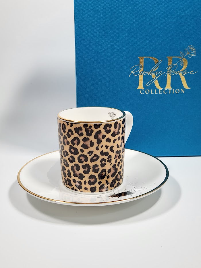 'Wild Thing' Espresso Cup & Saucer