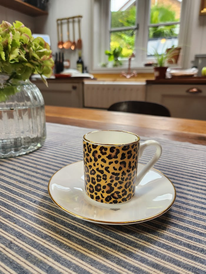 'Wild Thing' Espresso Cup & Saucer